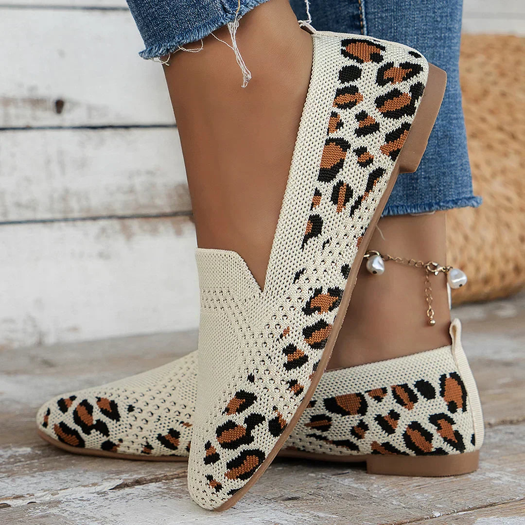 Breathable Knit Slip On Loafers