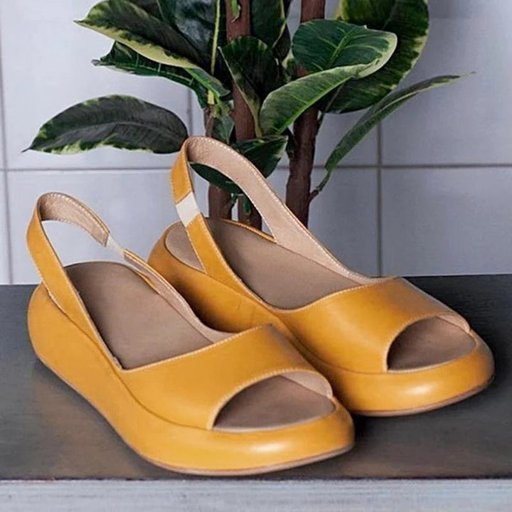 Clara | Cushioned Platform Walking Sandals