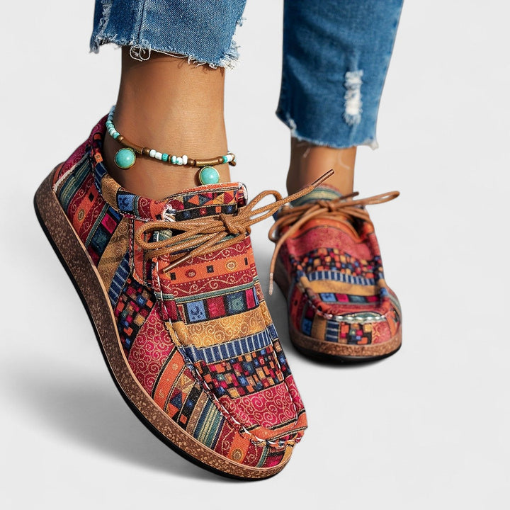 Comfortable Boho Lace Up Shoes