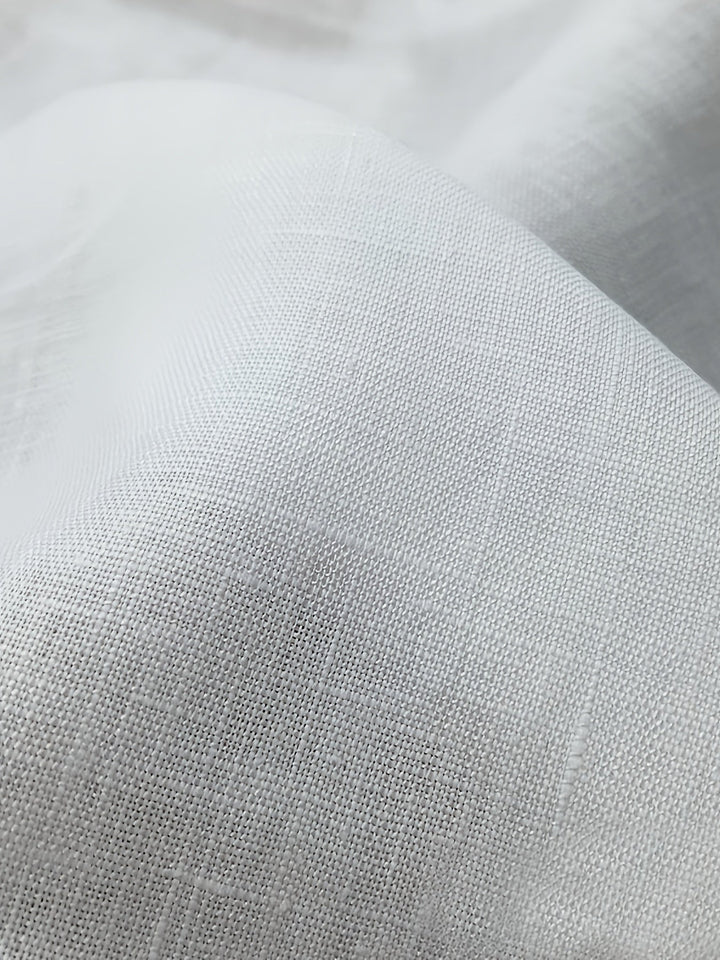 Men's Linen Straight-Leg Pants with Side Button Placket