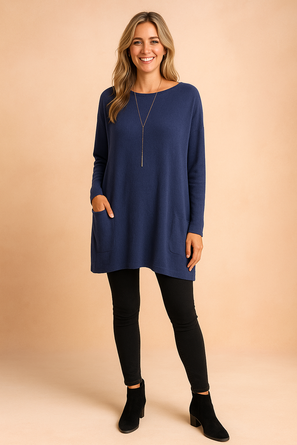Oversized Long Sleeve Knit Sweater
