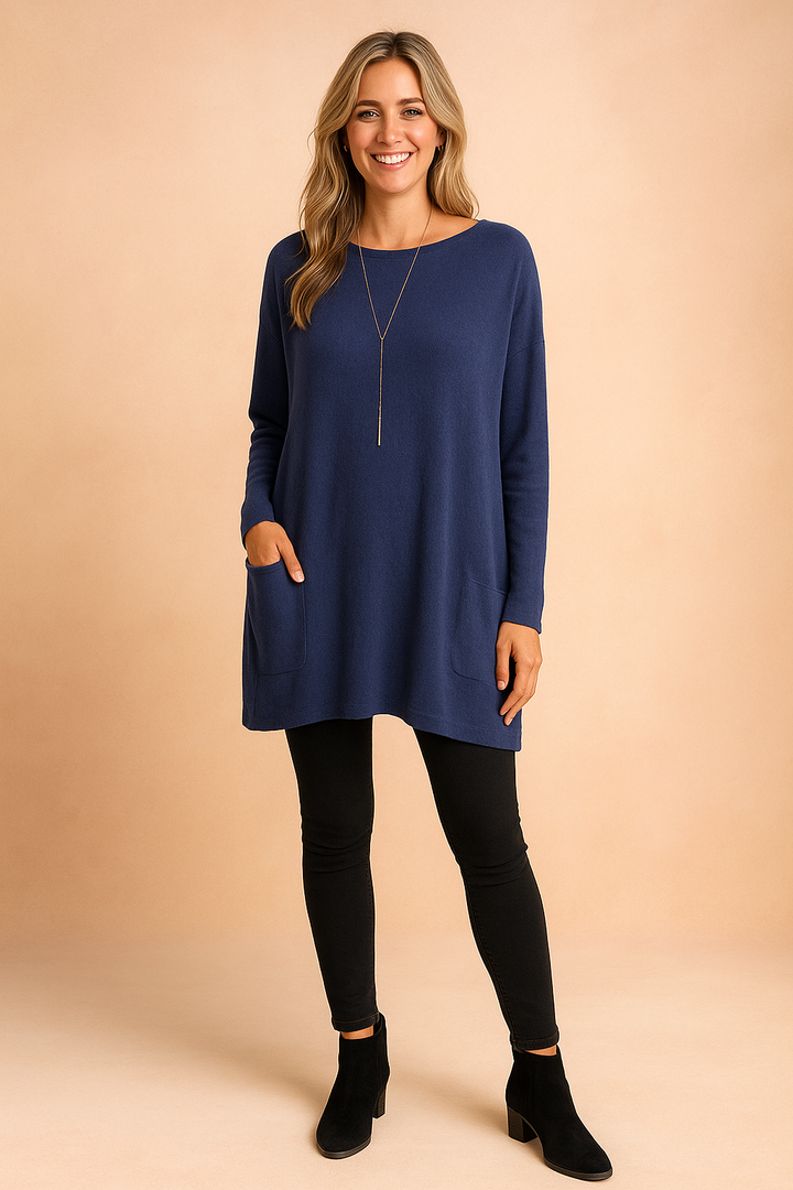 Oversized Long Sleeve Knit Sweater