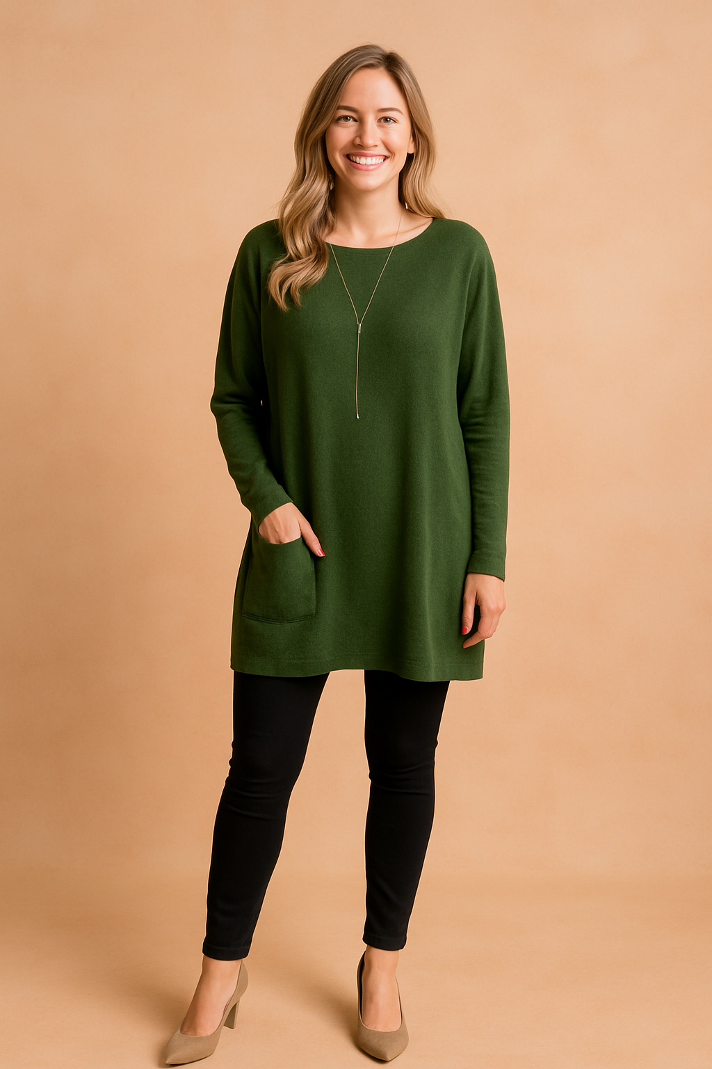 Oversized Long Sleeve Knit Sweater