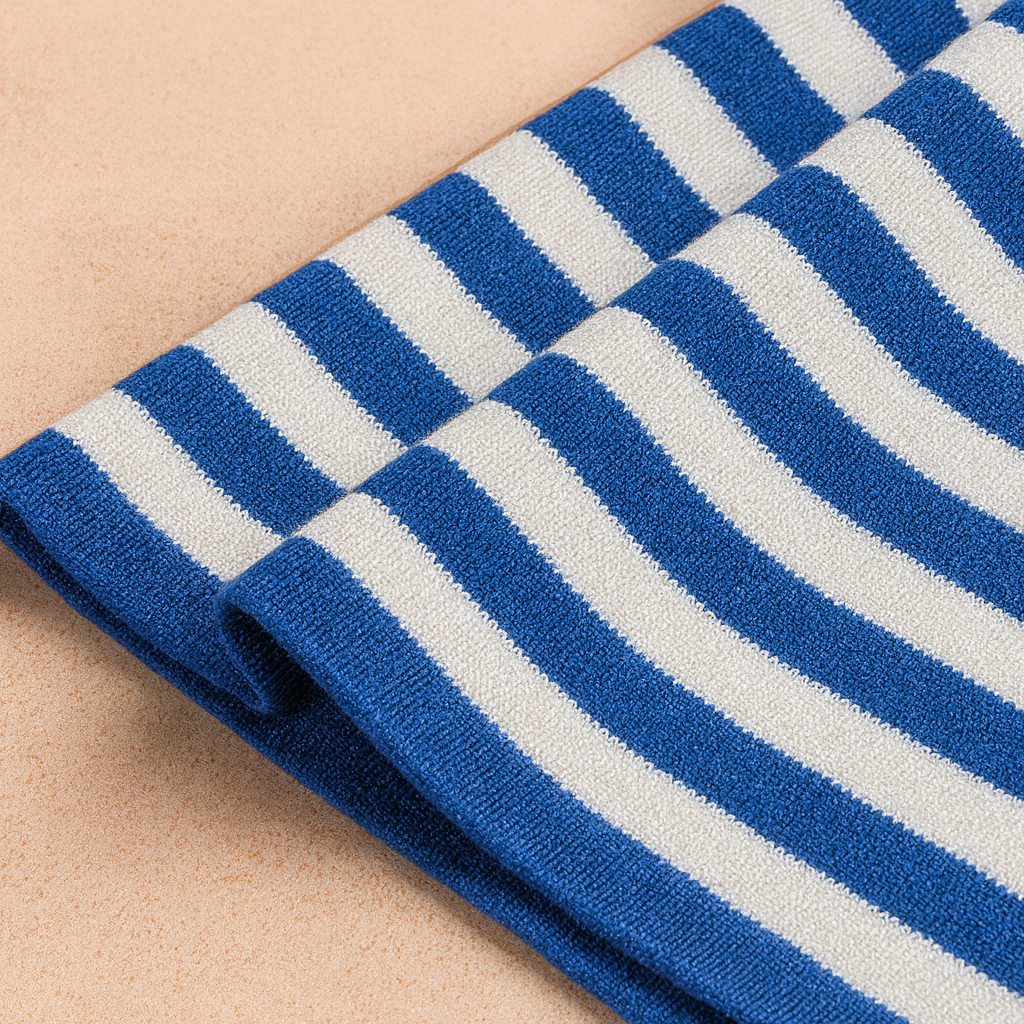 Women's Long Sleeve Stripe Knit Sweater