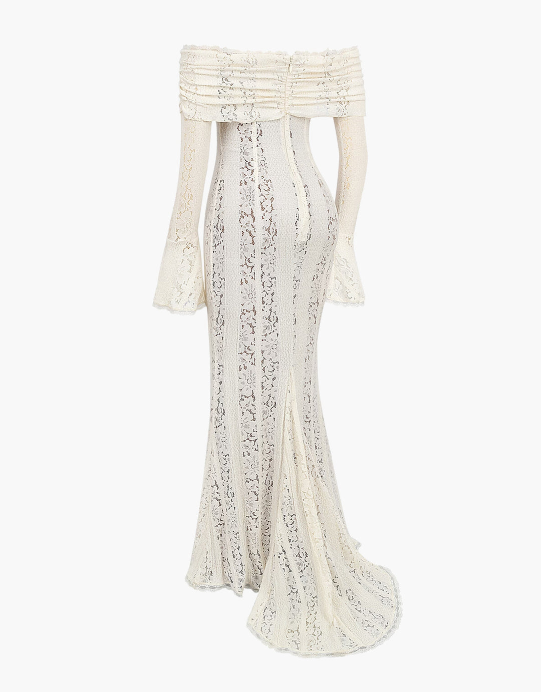 Isabella | Elegant Off Shoulder Lace Maxi Dress