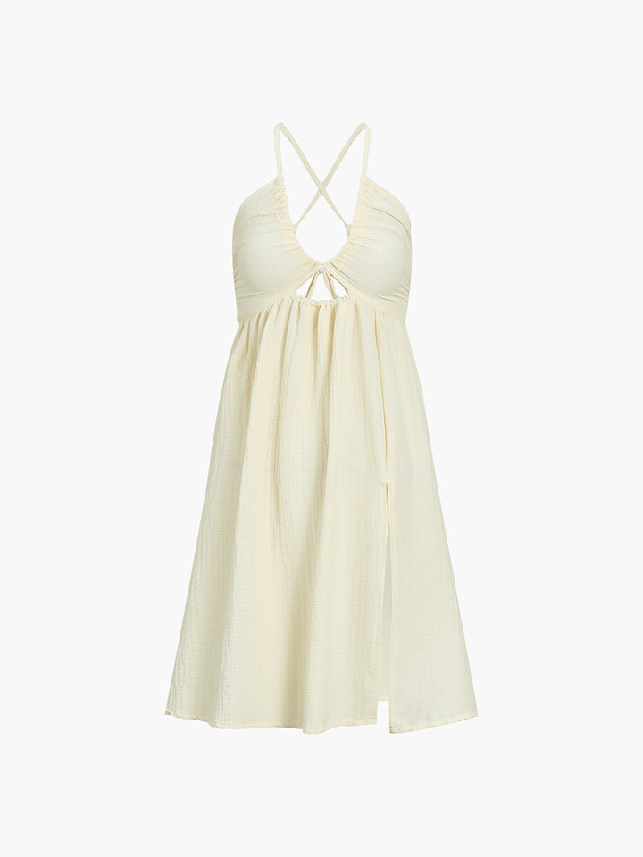 Selene | Flowing Cut Out Occasion Midi Dress
