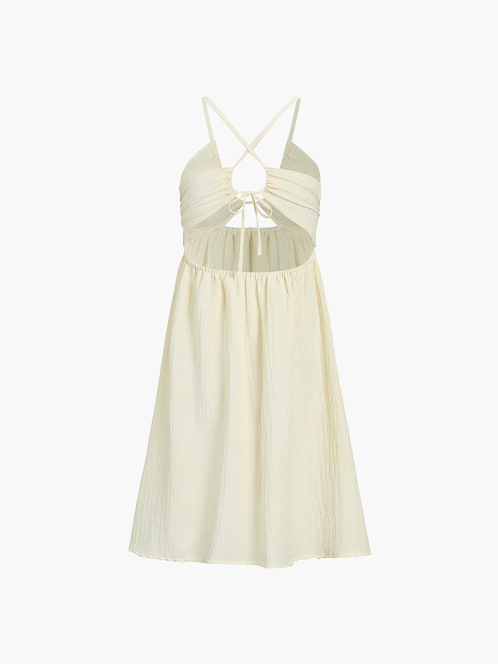 Selene | Flowing Cut Out Occasion Midi Dress