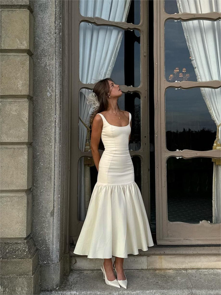 Isabella | Elegant Ruffle Occasion Maxi Dress