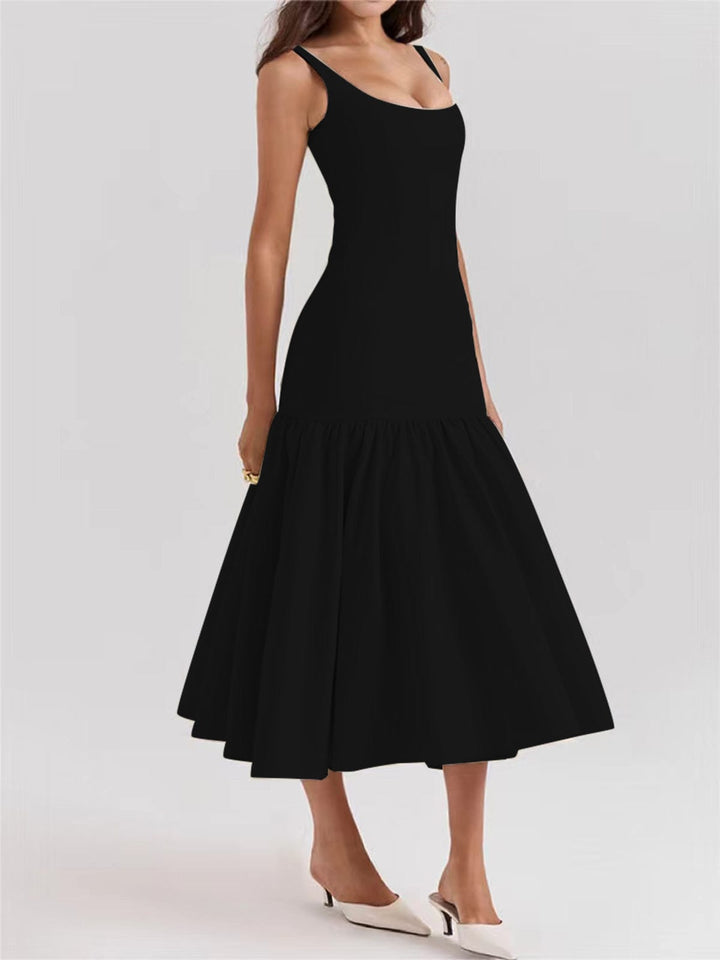 Isabella | Elegant Ruffle Occasion Maxi Dress
