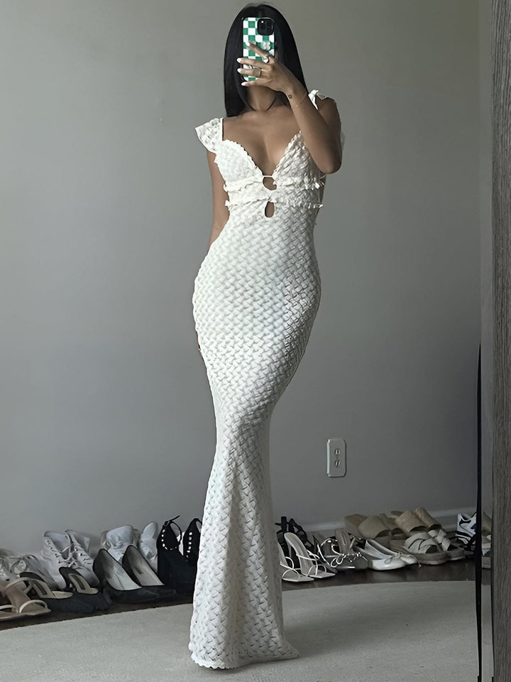 Arabella | Occasion Cut Out Fitted Maxi Dress