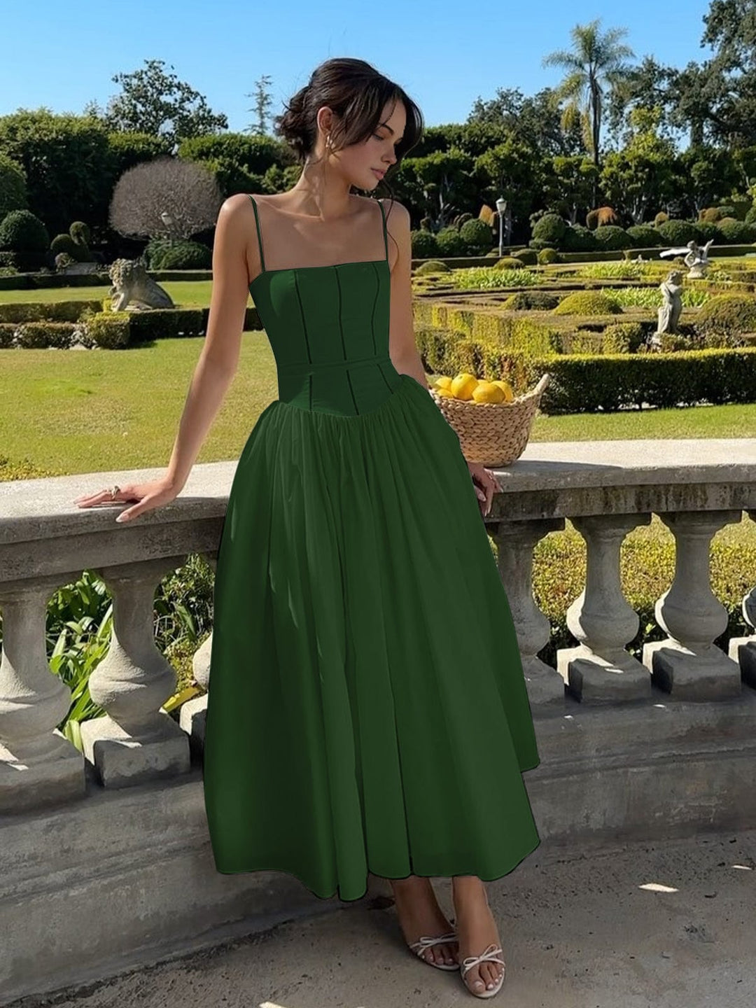 Arabella | Elegant Corset Midi Dress