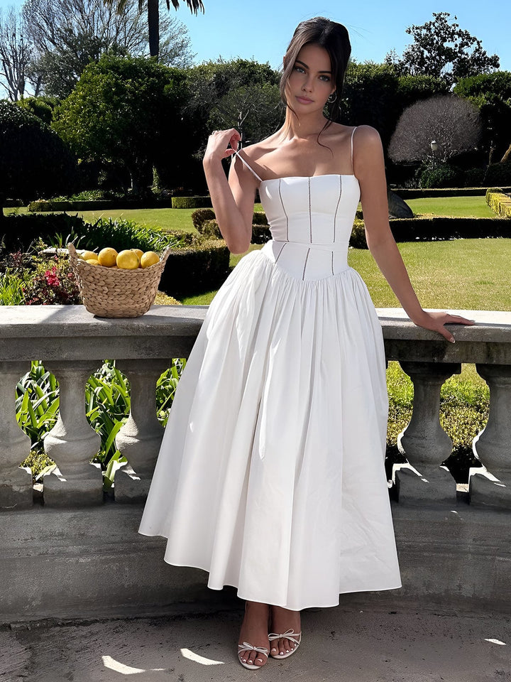 Arabella | Elegant Corset Midi Dress