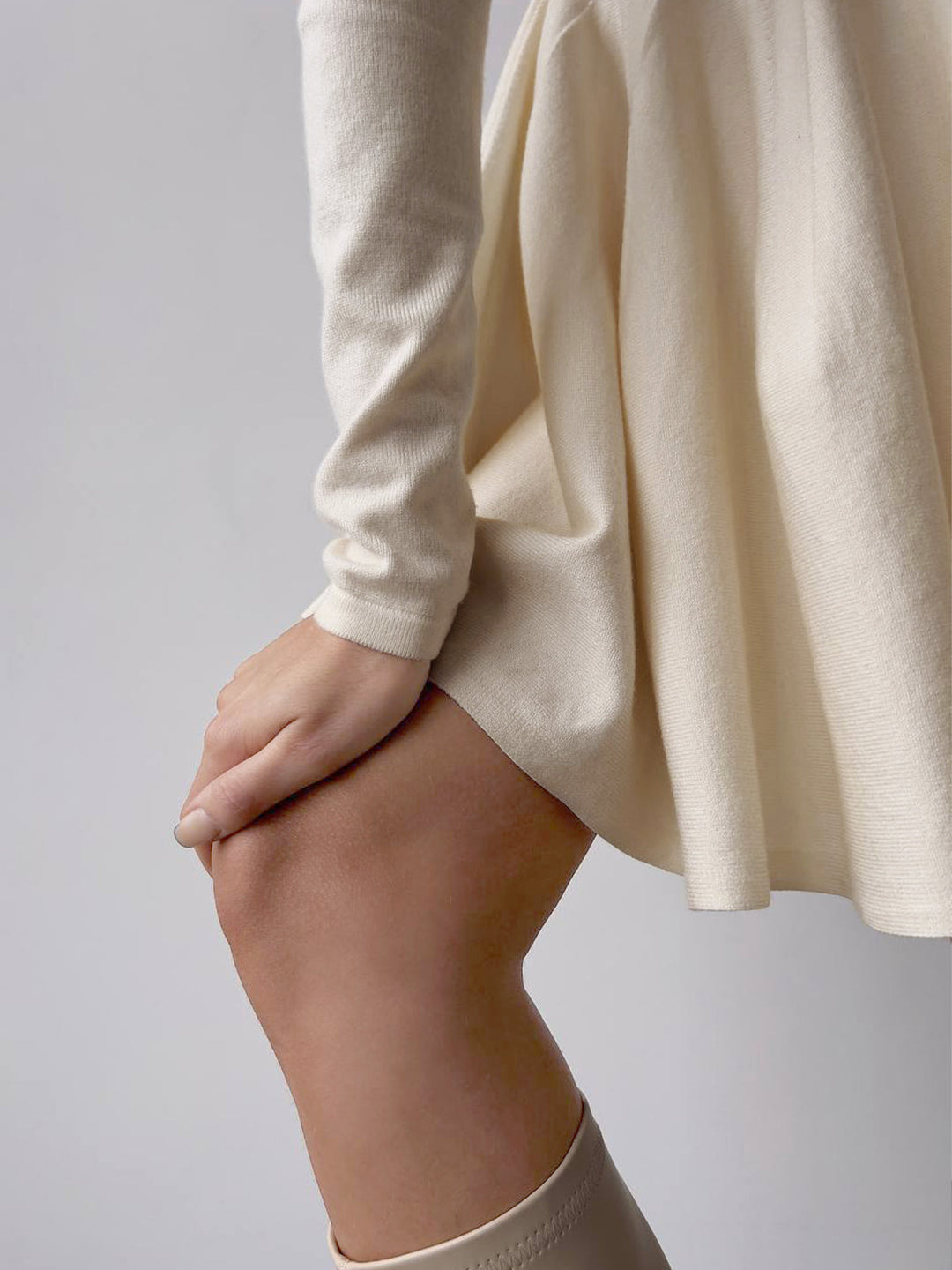 Eliza | Long Sleeve Skater Mini Dress