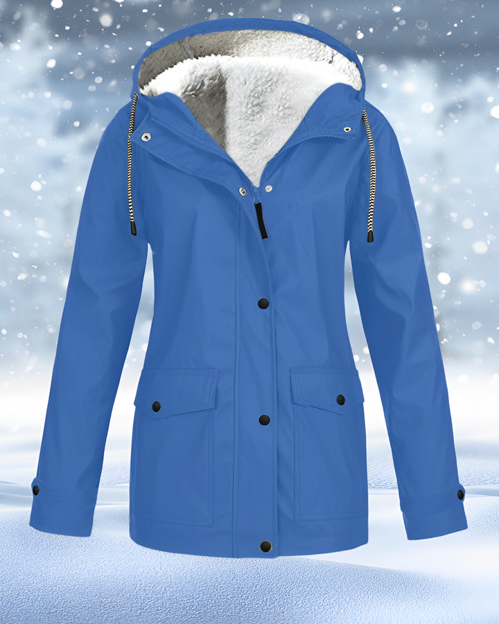Grace | Waterproof Fleece Lined Hooded Jacket