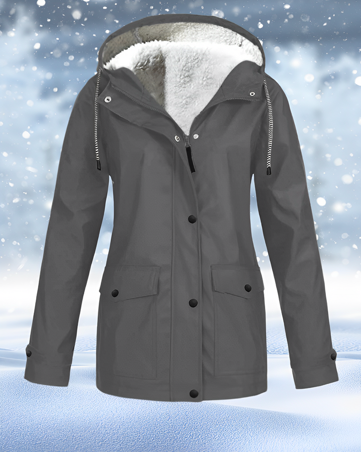 Grace | Waterproof Fleece Lined Hooded Jacket