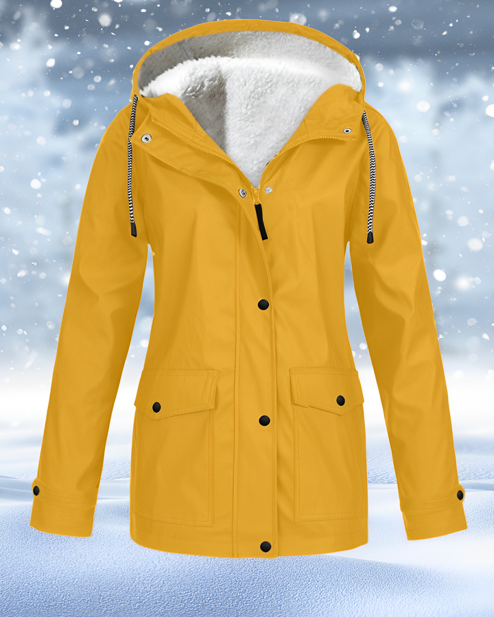 Grace | Waterproof Fleece Lined Hooded Jacket