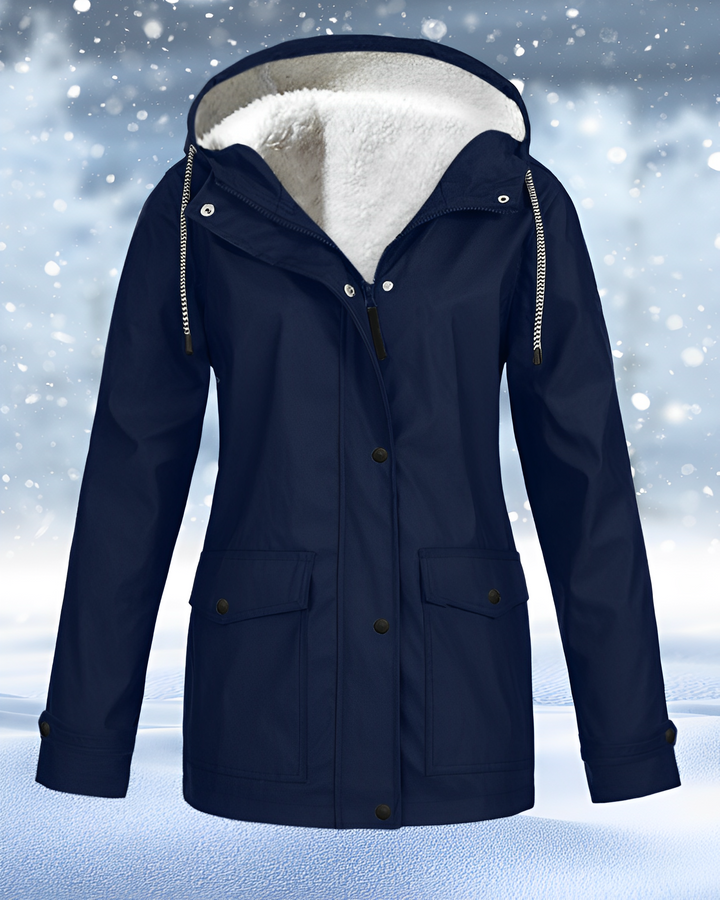 Grace | Waterproof Fleece Lined Hooded Jacket