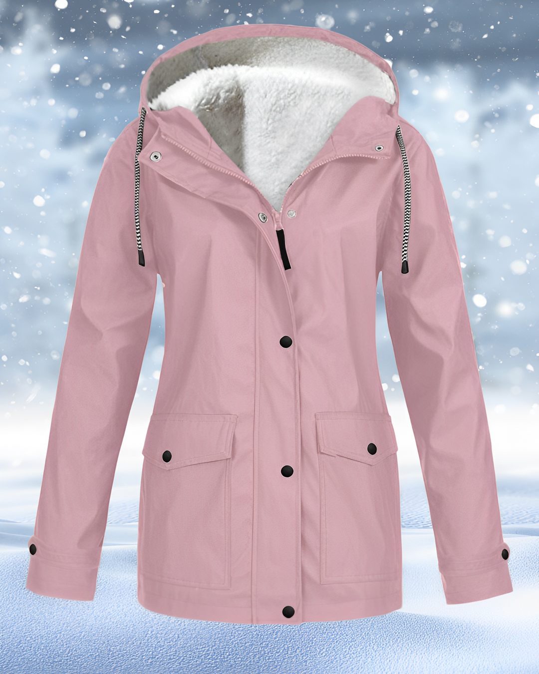 Grace | Waterproof Fleece Lined Hooded Jacket