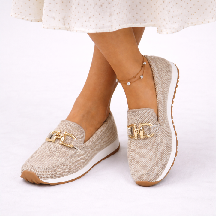 Evie | Lightweight Chain Detail Loafers