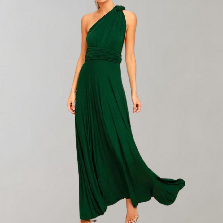 Emilia | Halter Neck Evening Maxi Dress