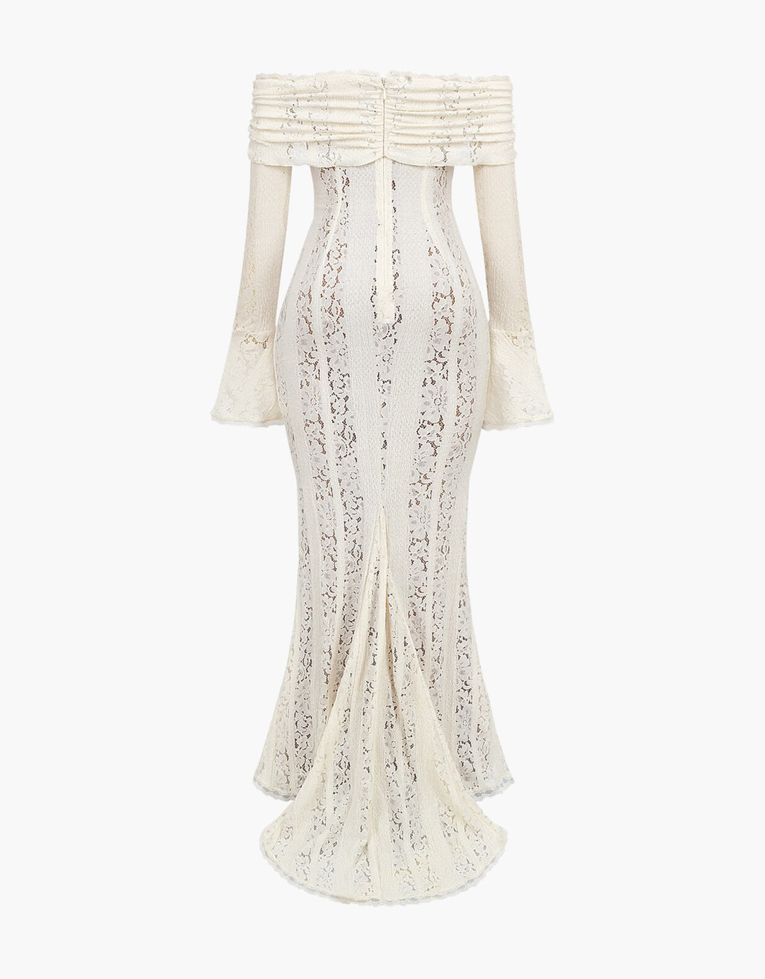 Isabella | Elegant Off Shoulder Lace Maxi Dress