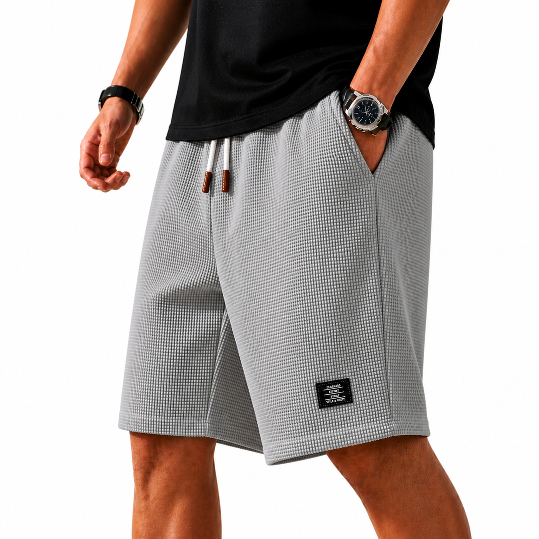 Mens Textured Lounge Shorts
