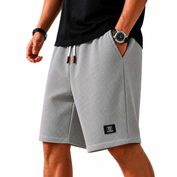 Mens Textured Lounge Shorts