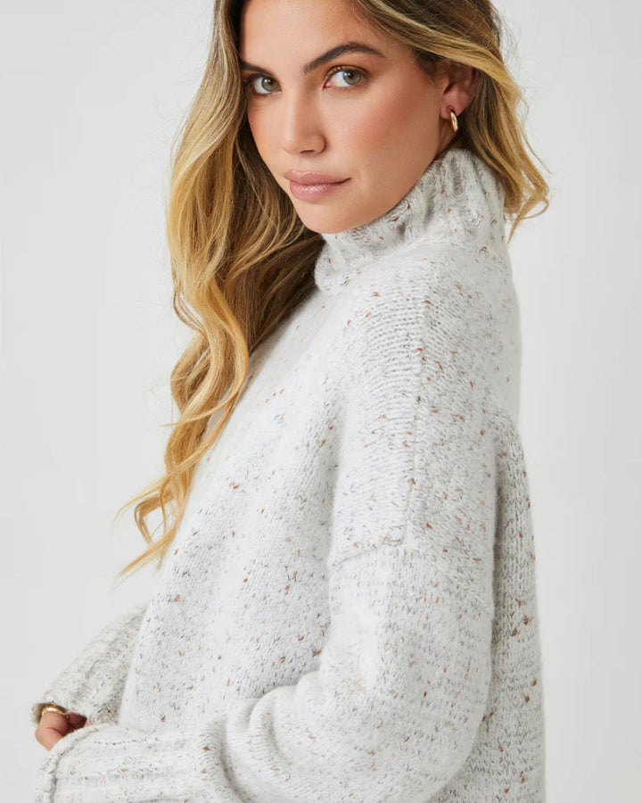 Women's Oversized Turtleneck Knit Sweater