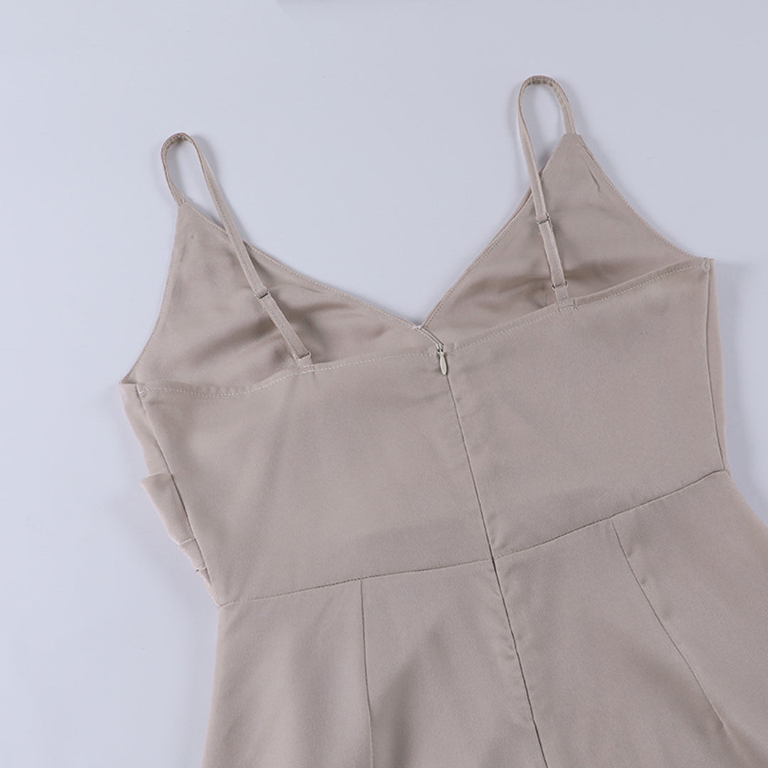 Elodie | Strappy V-Neck Evening Maxi Dress
