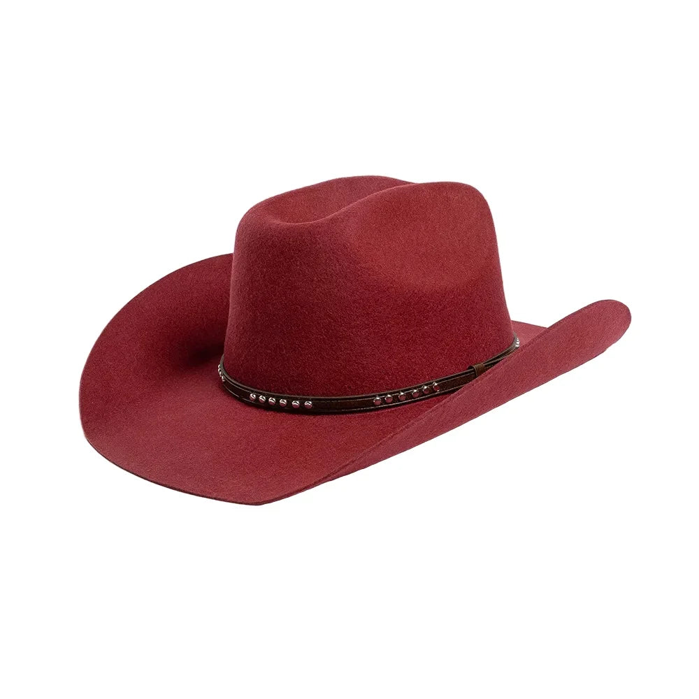 Wool Cowboy Hat with Studded Band