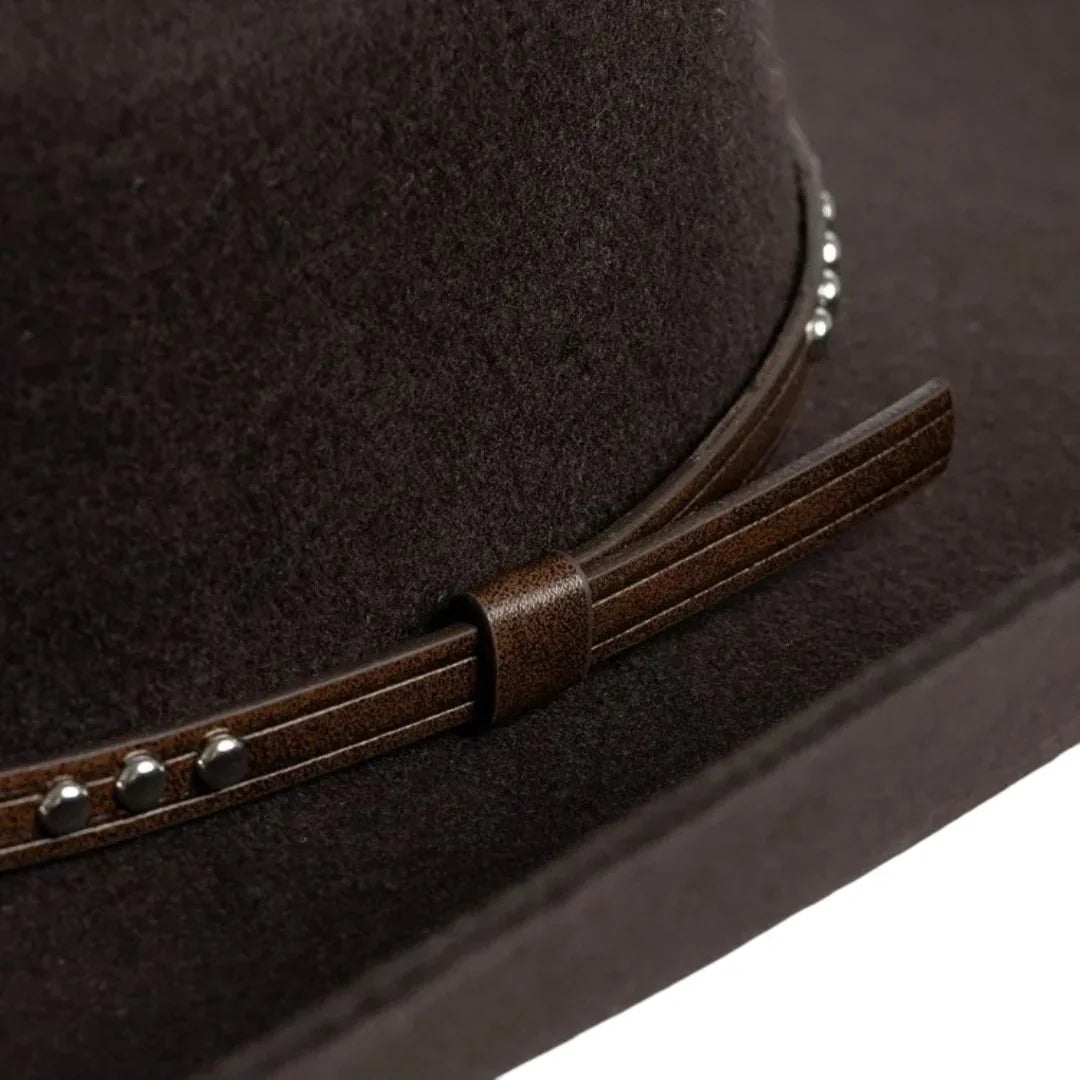 Wool Cowboy Hat with Studded Band