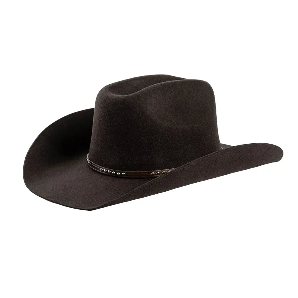 Wool Cowboy Hat with Studded Band