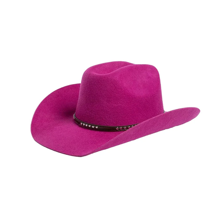 Wool Cowboy Hat with Studded Band