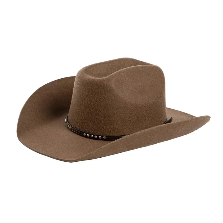 Wool Cowboy Hat with Studded Band