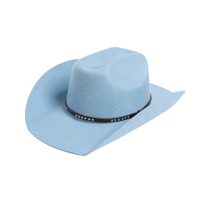 Wool Cowboy Hat with Studded Band