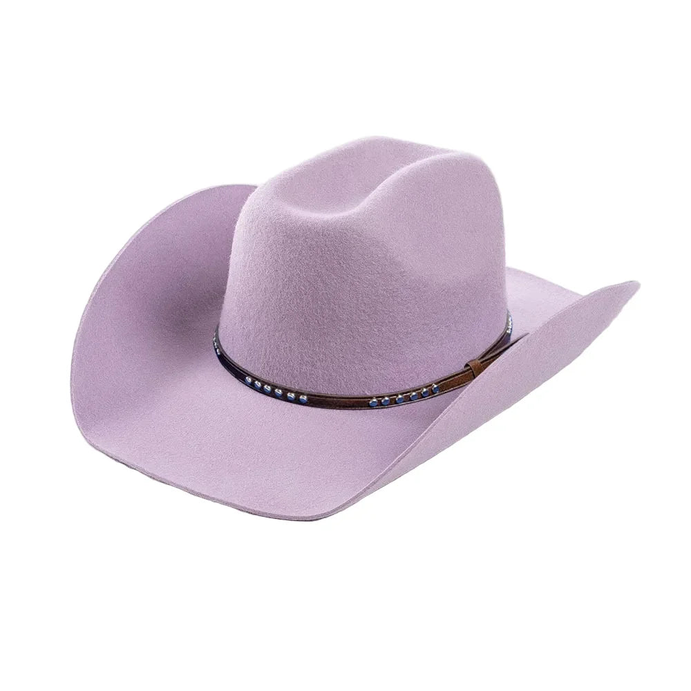 Wool Cowboy Hat with Studded Band