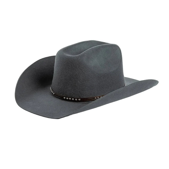 Wool Cowboy Hat with Studded Band