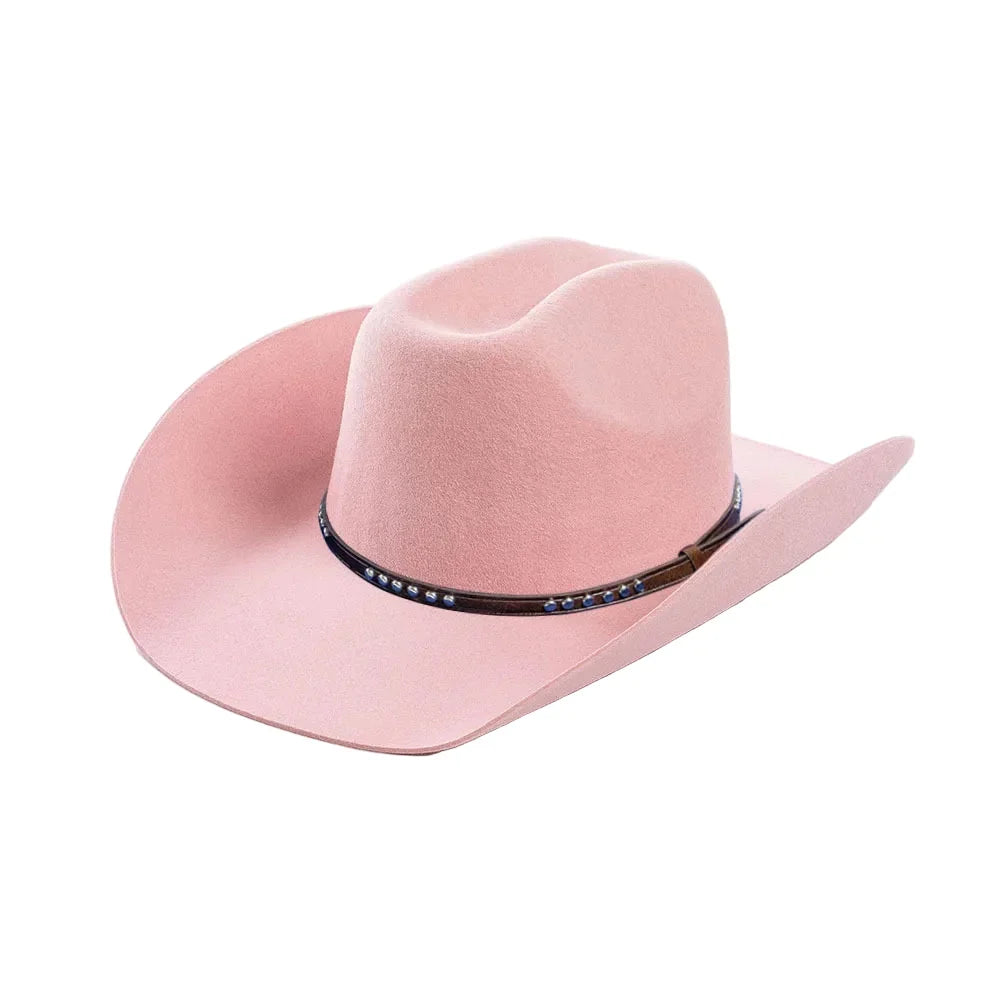 Wool Cowboy Hat with Studded Band