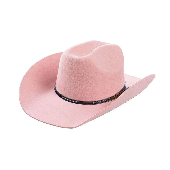 Wool Cowboy Hat with Studded Band