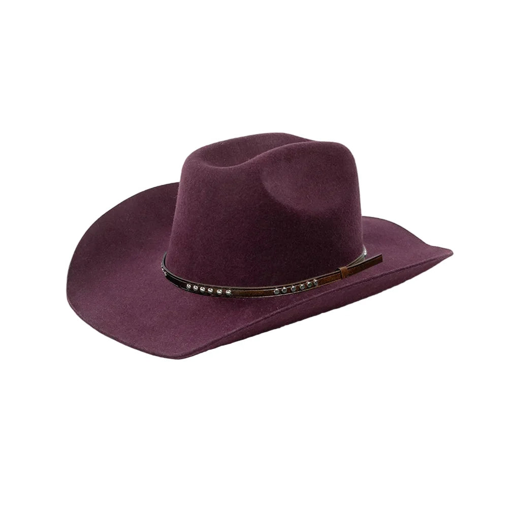 Wool Cowboy Hat with Studded Band