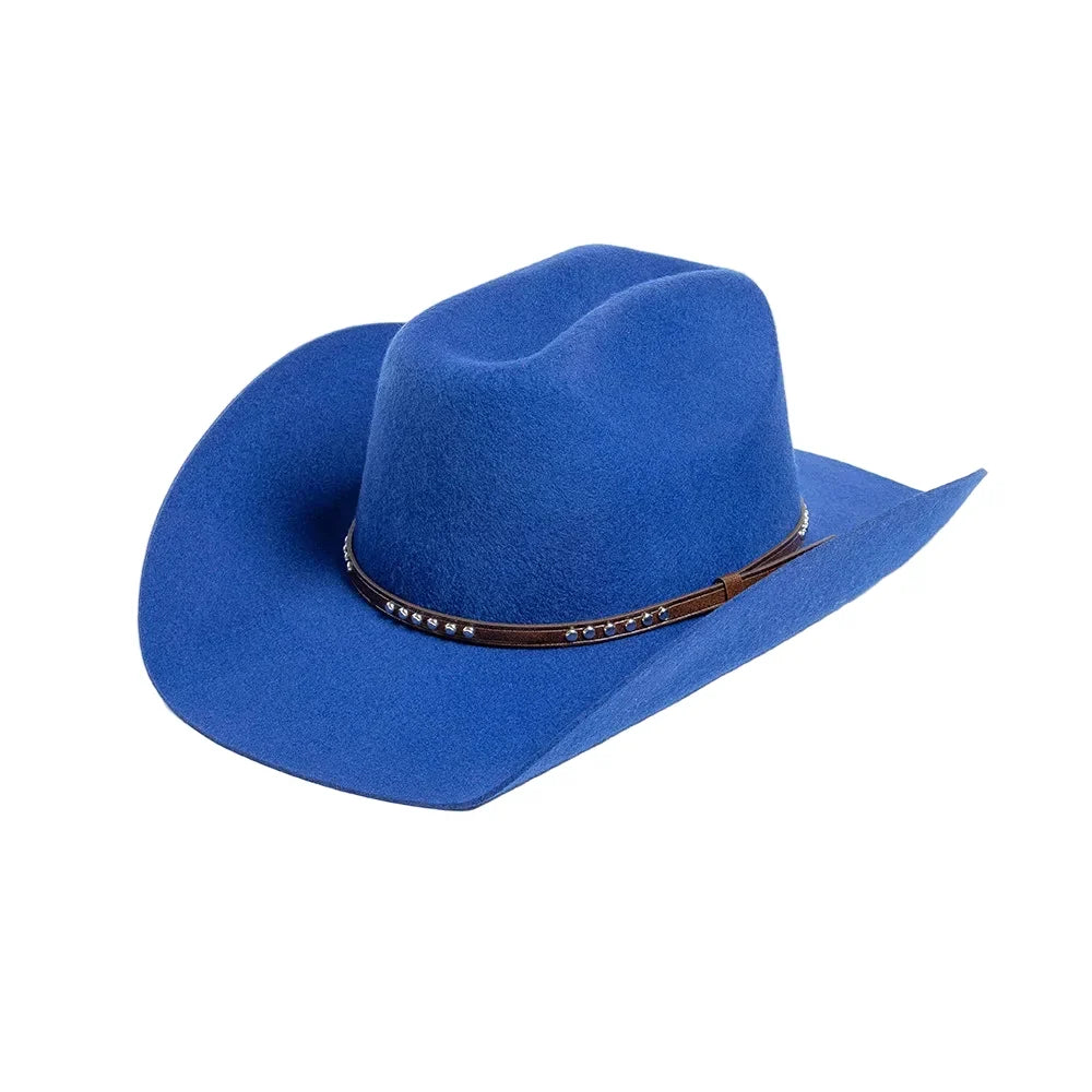 Wool Cowboy Hat with Studded Band