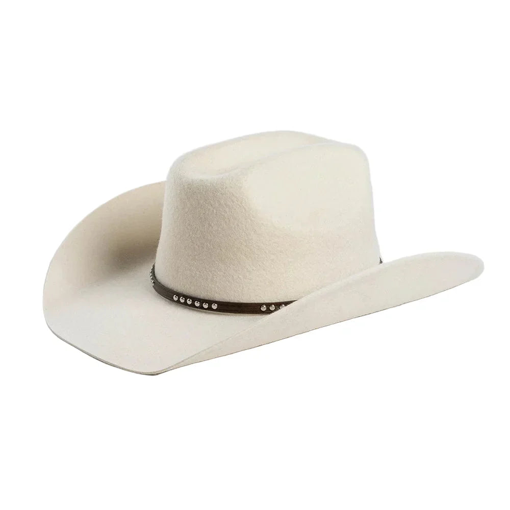 Wool Cowboy Hat with Studded Band