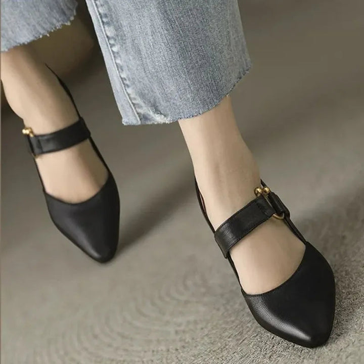 Womens Pointed Toe Slingback Heels