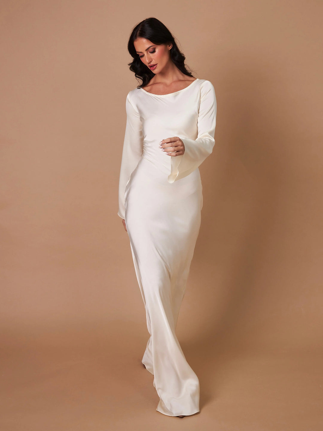 Elina | Elegant Long Sleeved Maxi Dress