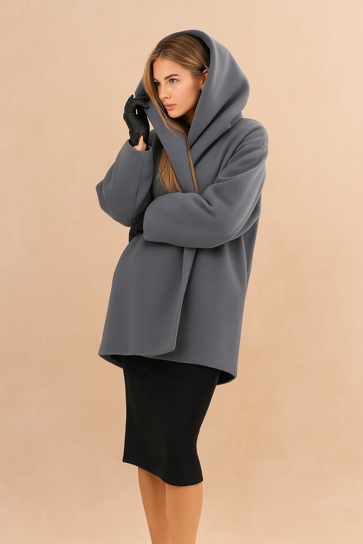 Longline Open Front Winter Coat