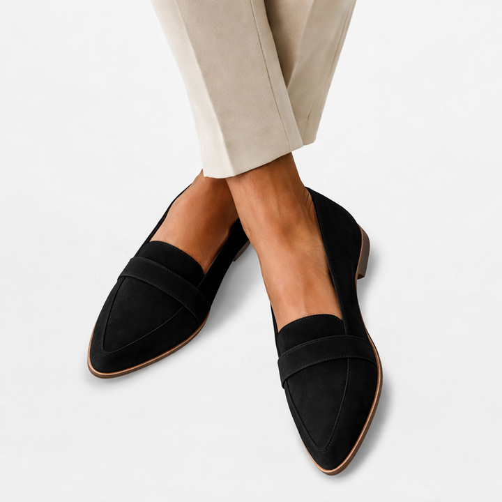 Amelia | Classic Slip-On Suede Loafers