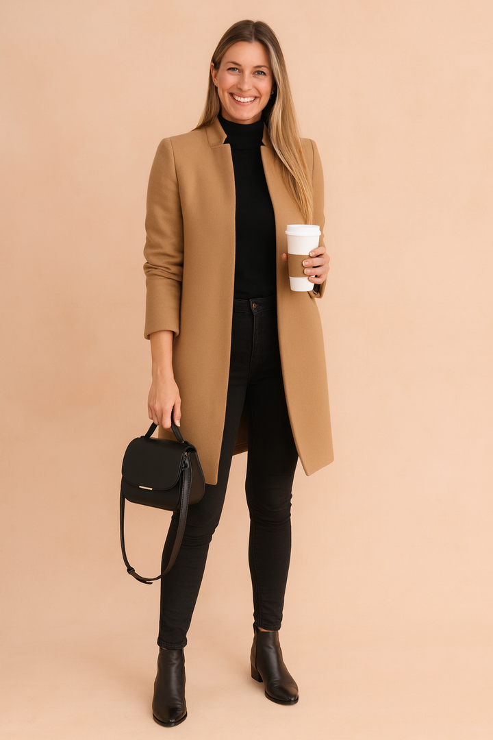 Tailored Longline Wool Coat