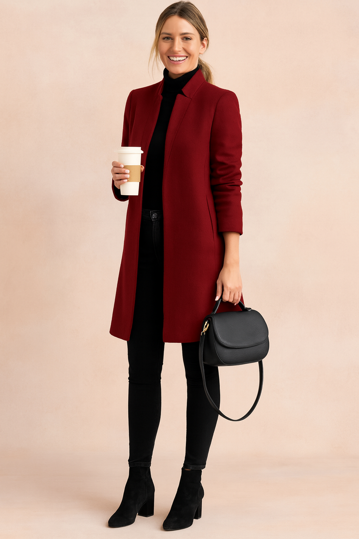 Tailored Longline Wool Coat