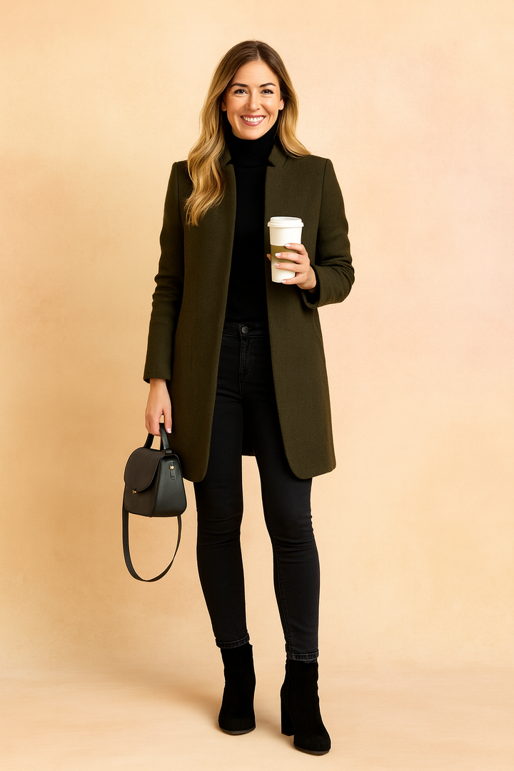 Tailored Longline Wool Coat