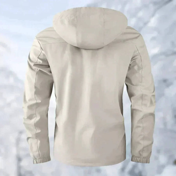 Men's Waterproof Outdoor Jacket with Removable Hood
